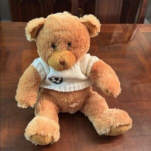 Animal Alley Toys R Us Tan Teddy Bear 14" Plush Stuffed Animal Toy 2008 Soccer